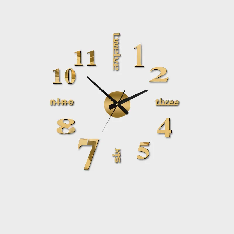 Акриловые настенные часы лучший домашний декор сделай сам уникальные наклейки с