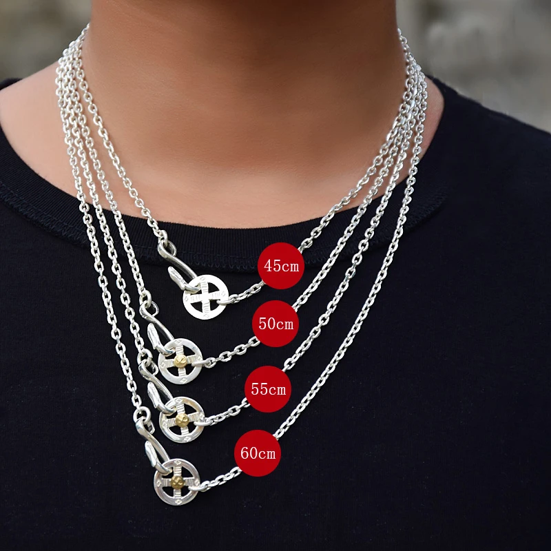 20pcs S925 Sterling Silver Pendant Necklaces FeatherTakahashi Goros Long Link Chain For Men
20pcs S925 Sterling Silver Pendant Necklaces FeatherTakahashi Goros Long Link Chain For Men