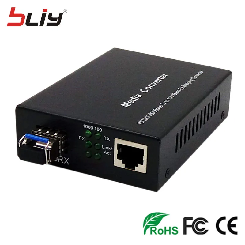 Sfp оптоволоконный конвертер rj45 гигабитный SFP GPON/OLT медиа 1000 Мбит/с трансивер
