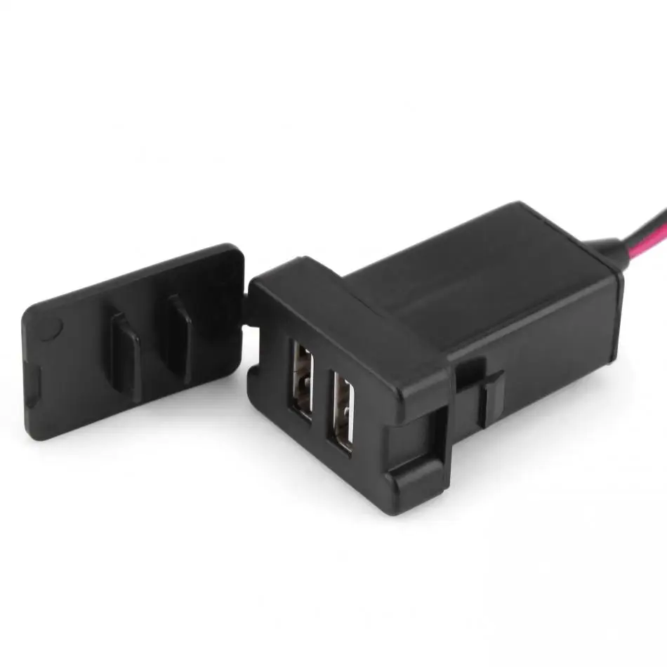 5V 3.1A Car Dual USB Port Power Charger Adapter Socket Dashboard Mount for Toyota 12-24V Dual USB Charger Car-String
5V 3.1A Car Dual USB Port Power Charger Adapter Socket Dashboard Mount for Toyota 12-24V Dual USB Charger Car-String