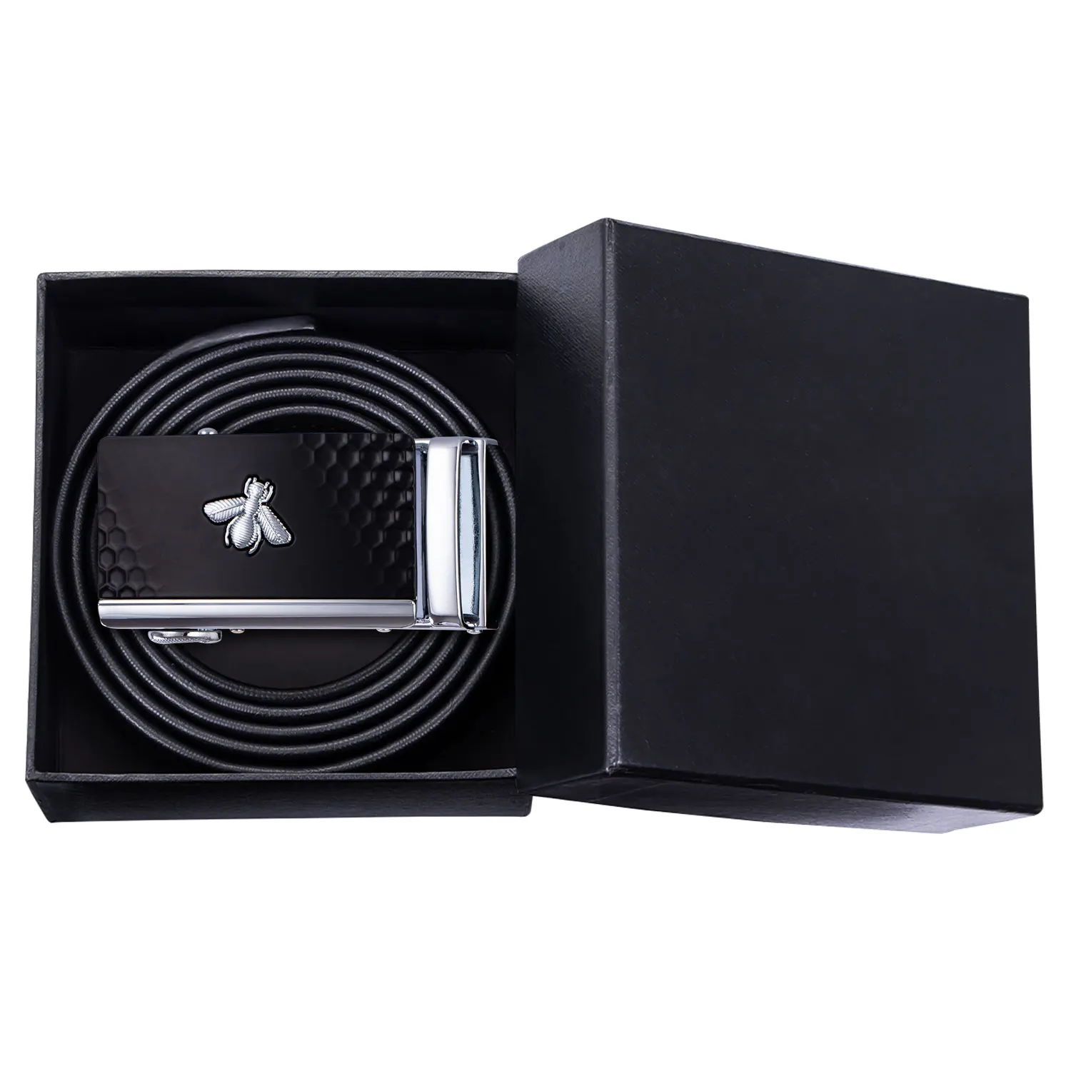 PD-2067 Brand Men Belt Automatic Genuine leather Black Business Style Bee Ratche Buckle Fashion Solid Leather Belt for Men Waist
PD-2067 Brand Men Belt Automatic Genuine leather Black Business Style Bee Ratche Buckle Fashion Solid Leather Belt for Men Waist