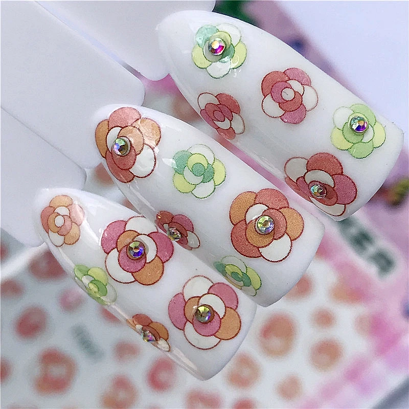4 Sheets Lot Self-adhesive 3D Nail Sticker Flowers Series Manicure Decals Nail Art Decoration Supplies Tool F New Arrive
4 Sheets Lot Self-adhesive 3D Nail Sticker Flowers Series Manicure Decals Nail Art Decoration Supplies Tool F New Arrive