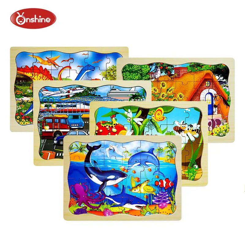 24pcs children wooden cartoon animal puzzle toys/ Kids baby wood dinosaur/insects/vehicle/farm/ocean whole set puzzle, free ship
24pcs children wooden cartoon animal puzzle toys/ Kids baby wood dinosaur/insects/vehicle/farm/ocean whole set puzzle, free ship