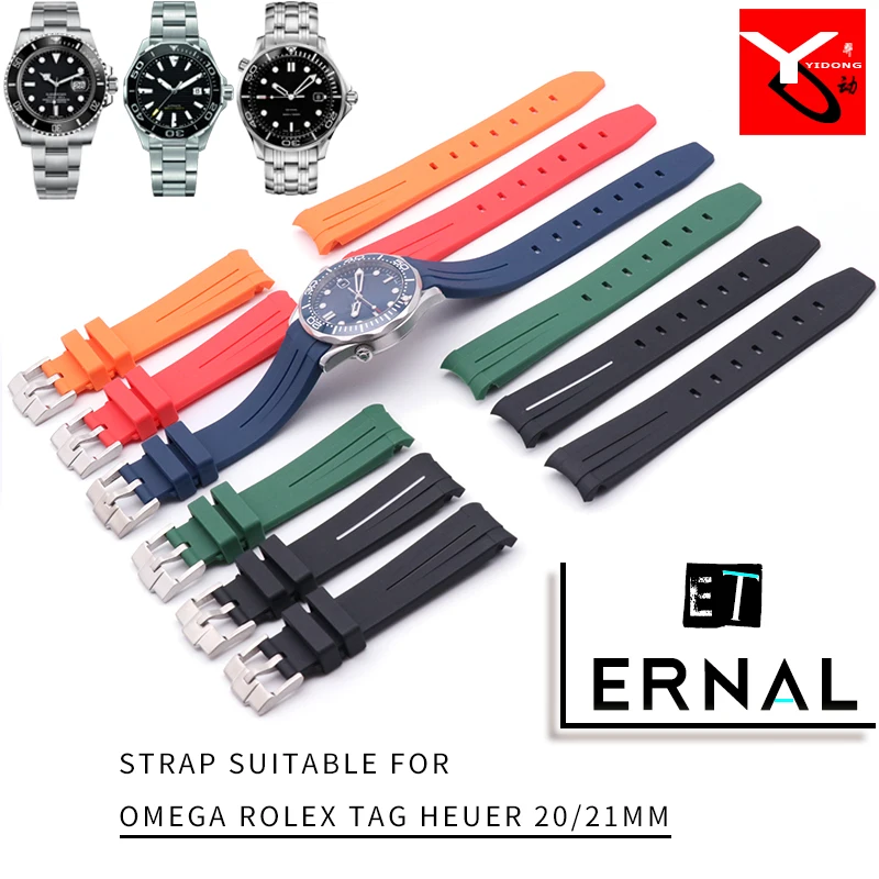 20mm 21mm Nature Silicone Rubber Watch Strap High Quality Watchband Replace for Role Daytona Submariner GMT OYSTERFLEX Bracelet
20mm 21mm Nature Silicone Rubber Watch Strap High Quality Watchband Replace for Role Daytona Submariner GMT OYSTERFLEX Bracelet