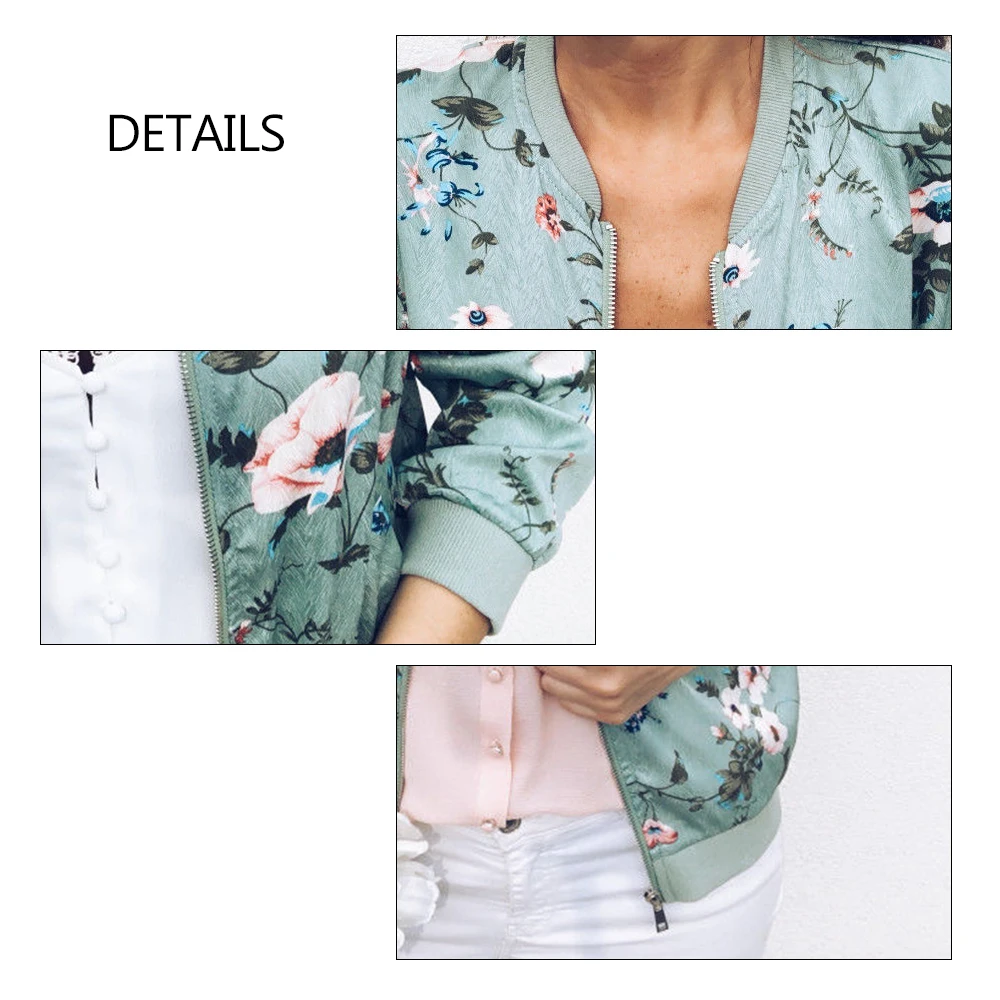 Bomber Jacket Women Retro Flowers Zipper Up Female Coat 2019 Spring Autumn Long Sleeve Short Basic Biker Jackets Plus Size 5XL
Bomber Jacket Women Retro Flowers Zipper Up Female Coat 2019 Spring Autumn Long Sleeve Short Basic Biker Jackets Plus Size 5XL
