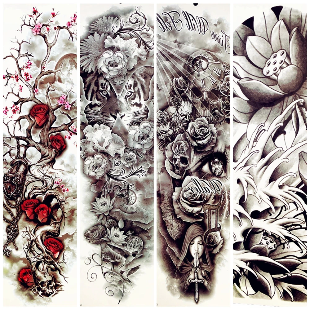 HOT Women Withered Tree Temporary Tattoo Full Arm Flower Plum Blossom Fake Waterproof Tattoo Sticker Men Beach Rose Sakura Tatto
HOT Women Withered Tree Temporary Tattoo Full Arm Flower Plum Blossom Fake Waterproof Tattoo Sticker Men Beach Rose Sakura Tatto