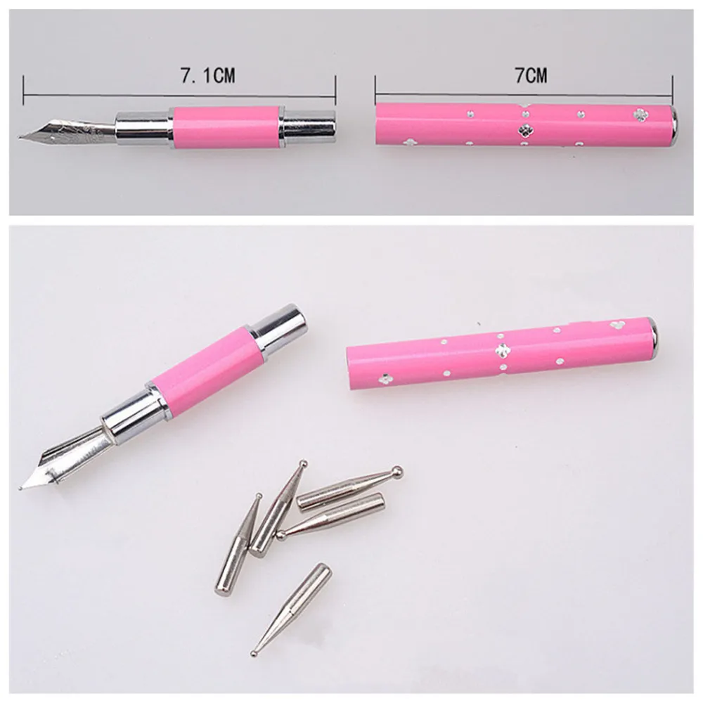 Fashion Drill Point Pen Manicure Acrylic UV Gel Polish Tips Professional Nail Art Tool Nail Art Drawing Pen Brush Nail Dotting
Fashion Drill Point Pen Manicure Acrylic UV Gel Polish Tips Professional Nail Art Tool Nail Art Drawing Pen Brush Nail Dotting