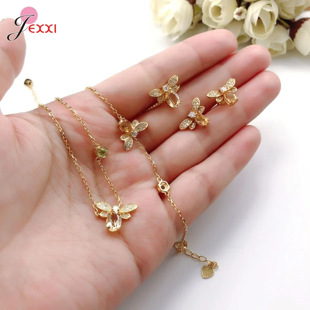 Fashion Animal Bee Charms Gold Color Design Crystal Charms Bracelet For Women Lobster Bracelets & Bangles Jewelry
Fashion Animal Bee Charms Gold Color Design Crystal Charms Bracelet For Women Lobster Bracelets & Bangles Jewelry