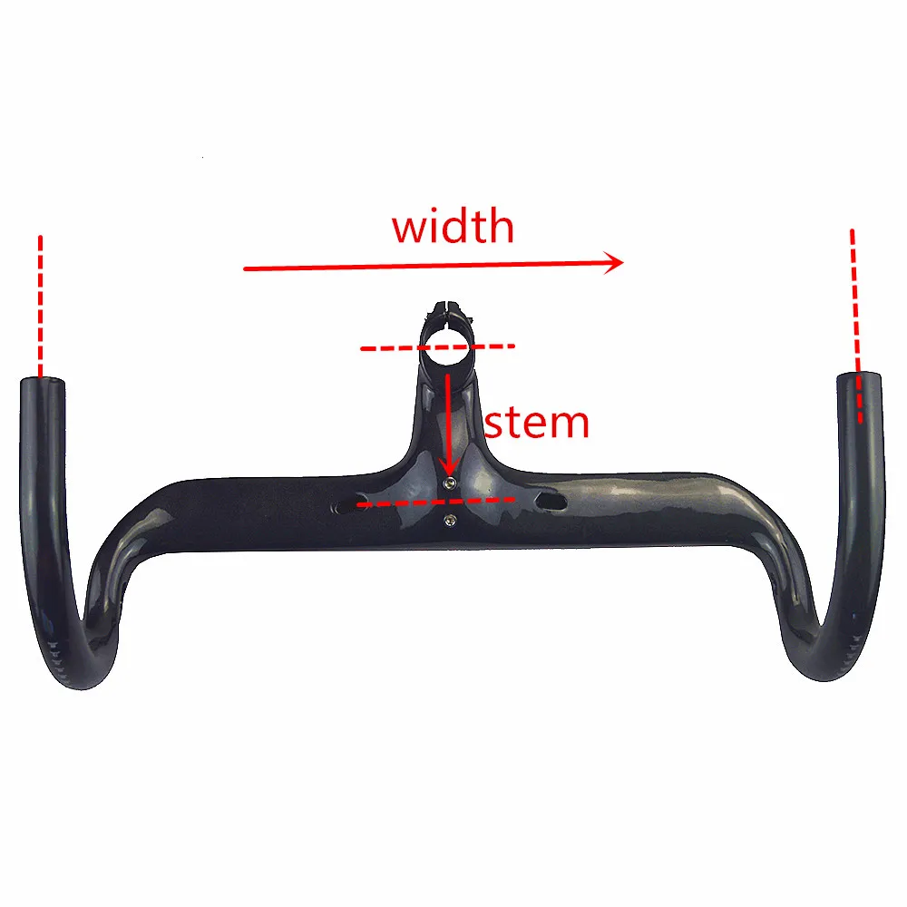 Bicycle Handlebar Road Integrated Handlebars 28.6mm ud gloss 2018 Black With Stem Carbon Road bars 400/420/440mm inner 
Bicycle Handlebar Road Integrated Handlebars 28.6mm ud gloss 2018 Black With Stem Carbon Road bars 400/420/440mm inner