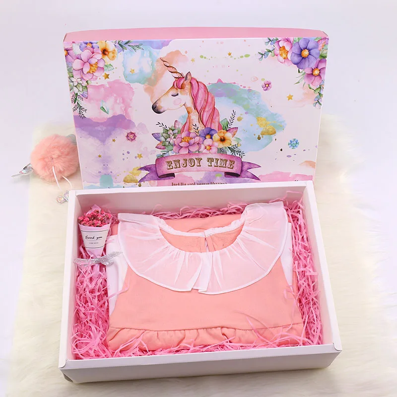 Подарочная коробка цветной пони спасибо Свадебные DIY Бумага сумка посылка День