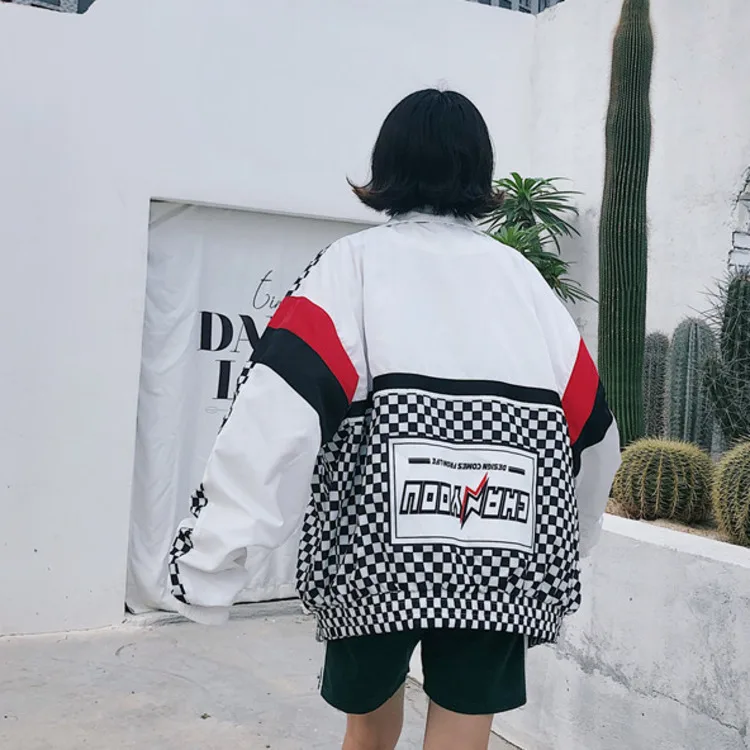 #5601 Summer Sunscreen Windbreaker Women Korean Fashion Thin Coat School Harajuku Baseball Hip Hop Jacket Streetwear
#5601 Summer Sunscreen Windbreaker Women Korean Fashion Thin Coat School Harajuku Baseball Hip Hop Jacket Streetwear