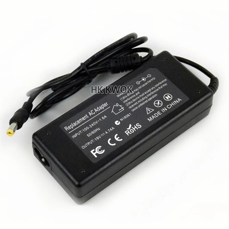 NEW 5pcs 19V 4.74A 90W 5.5*1.7mm AC Adapter Laptop Charger For acer aspire 3020 5020 TravelMate 8200 High Quality Free Shipping
NEW 5pcs 19V 4.74A 90W 5.5*1.7mm AC Adapter Laptop Charger For acer aspire 3020 5020 TravelMate 8200 High Quality Free Shipping