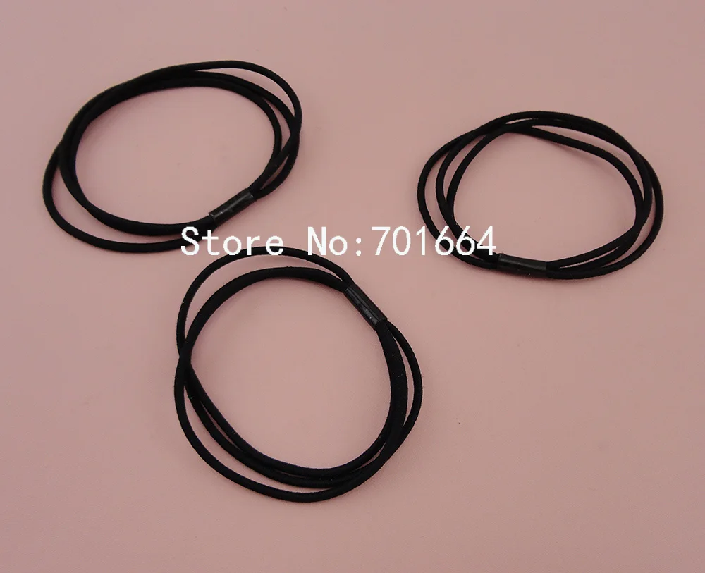 50PCS 2.0mm Three Circles Black Elastic Ponytail Holders hair bands,16.0cm length elastic hair ties
50PCS 2.0mm Three Circles Black Elastic Ponytail Holders hair bands,16.0cm length elastic hair ties