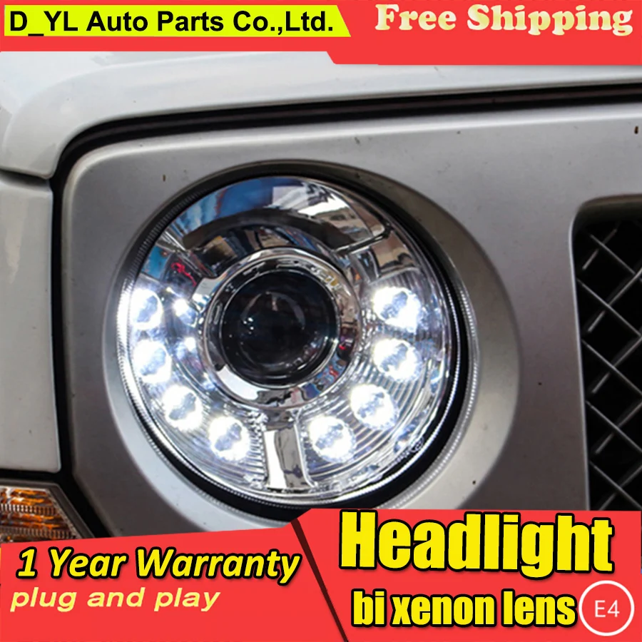 DY_L стайлинга автомобилей для Jeep Patriot фары 2010 2014 светодиодный задний фонарь DRL Bi Xenon