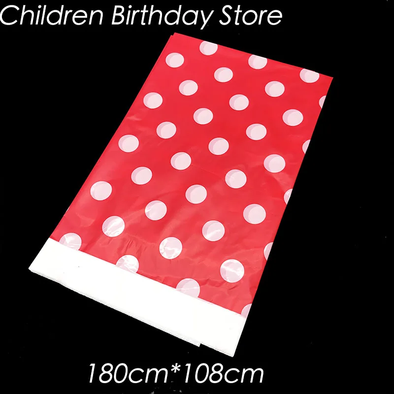 1pcs/lot red dots disposable tablecloths red polka dots theme birthday party decorations red dots theme plastic tablecloths
1pcs/lot red dots disposable tablecloths red polka dots theme birthday party decorations red dots theme plastic tablecloths