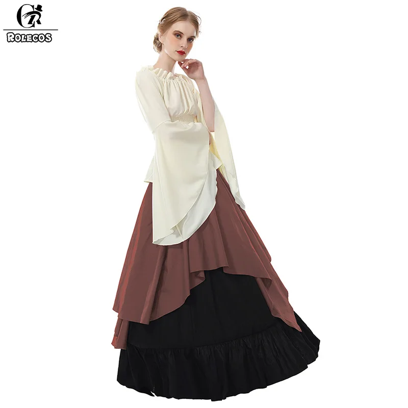 ROLECOS Women Medieval Dress Renaissance Victorian Evening Dresses 4 Color Cosplay Dress Ball Gown Vintage Victorian Dresses
ROLECOS Women Medieval Dress Renaissance Victorian Evening Dresses 4 Color Cosplay Dress Ball Gown Vintage Victorian Dresses