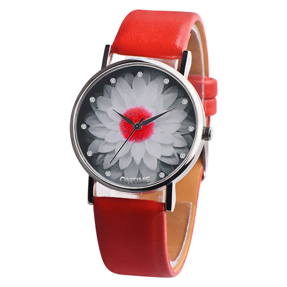 2019 Montre Femme изысканные женские часы кожаные кварцевые наручные элегантные с