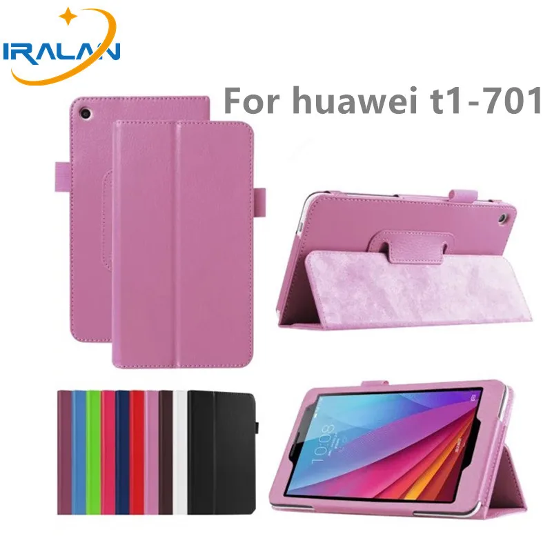 2018 Новый Магнитный чехол книжка для Huawei MediaPad T1 7 0 701U/Honor Play 701u планшета + ручка|tablet
