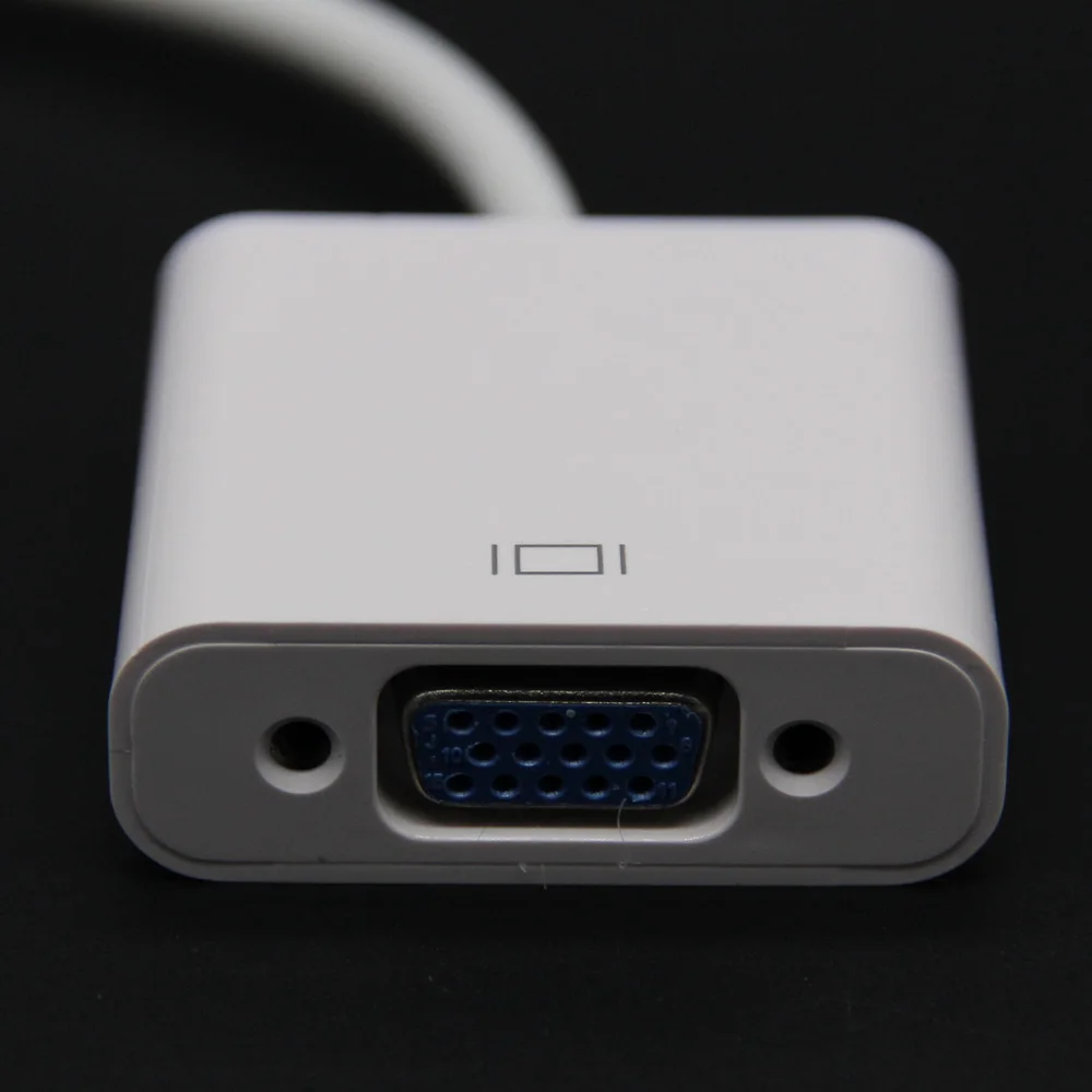 Mini Thunderbolt DisplayPort DP To VGA кабель адаптер 1080P для MacBook Air Pro iMac Mac | Электроника