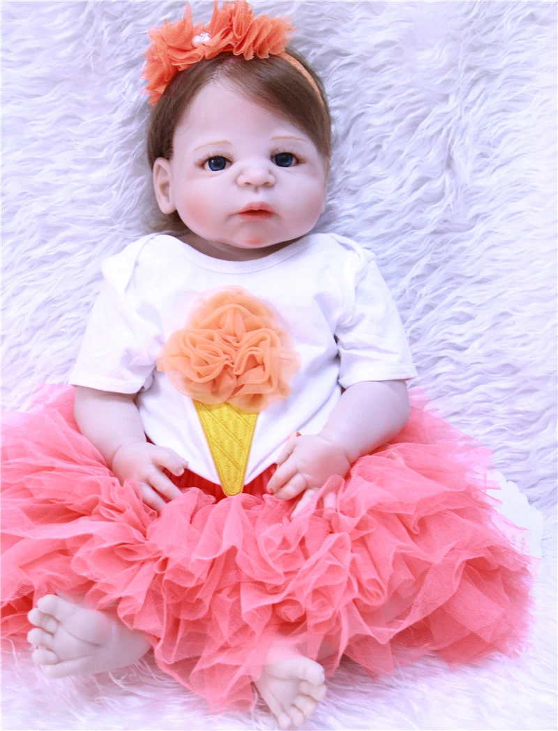 Reborn babies girl princess dolls 22" full silicone reborn dolls for child xmas gift birthday present bebe alive reborn bonecas
Reborn babies girl princess dolls 22" full silicone reborn dolls for child xmas gift birthday present bebe alive reborn bonecas