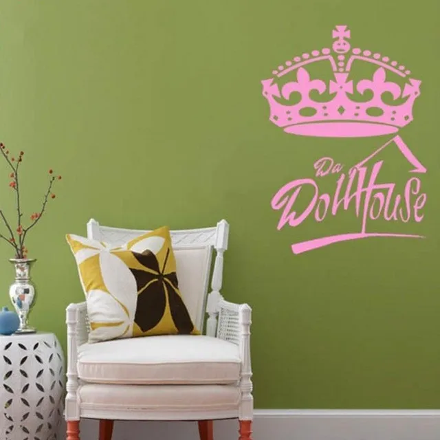 Crown Custom Text Vinyl Wall Decals Wall Quotes Art Sticker Decorative Sticker Free Shipping Size 58x76cm
Crown Custom Text Vinyl Wall Decals Wall Quotes Art Sticker Decorative Sticker Free Shipping Size 58x76cm