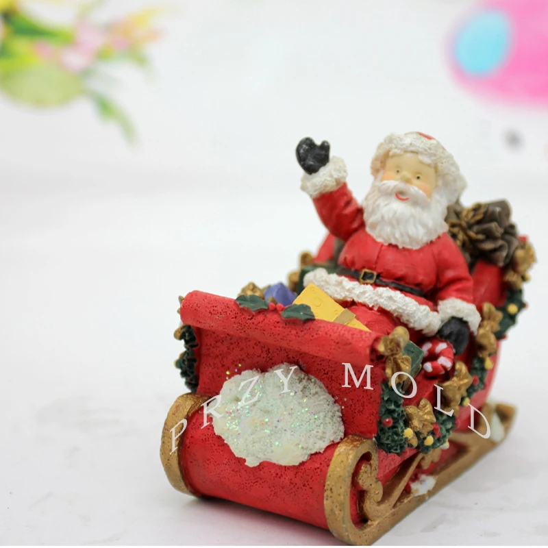 PRZY Silicone Mold Christmas 3d Sitting on The Sledding of Santa Claus Candles Mould Soap Molds Silica Gel for Home Decorations
PRZY Silicone Mold Christmas 3d Sitting on The Sledding of Santa Claus Candles Mould Soap Molds Silica Gel for Home Decorations
