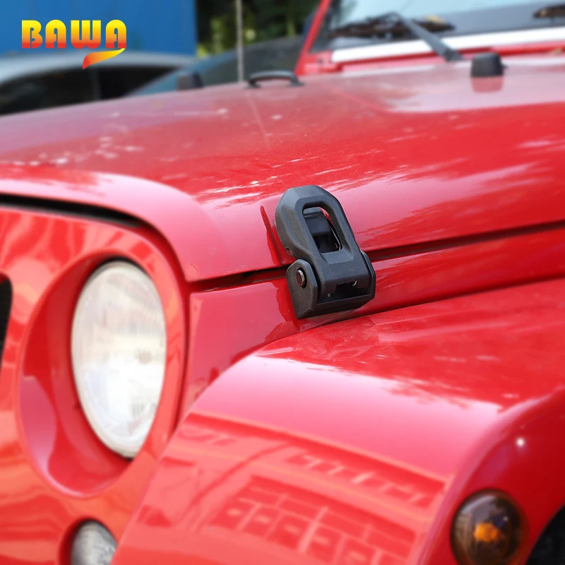 BAWA Locks Hardware for Jeep Wrangler JK 2007-2017 ABS+Stainless Steel Car Hood Latch Lock Accessories for Jeep Wrangler jk
BAWA Locks Hardware for Jeep Wrangler JK 2007-2017 ABS+Stainless Steel Car Hood Latch Lock Accessories for Jeep Wrangler jk