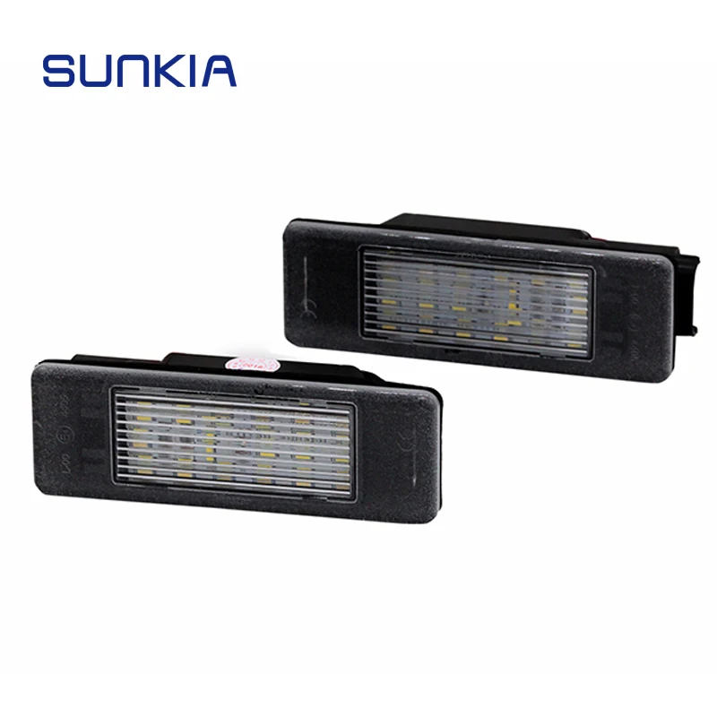 SUNKIA 2 шт./кор. безошибочный светодиодный светильник номерного знака для Nissan