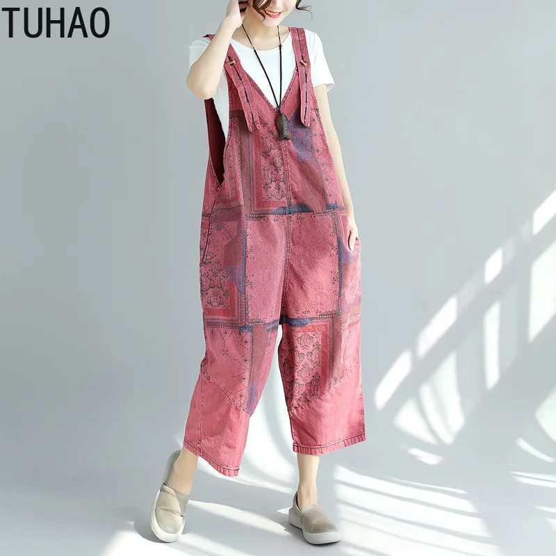 Women Jumpsuit Denim Overalls Spring VINTAGE Strap Ripped Pockets Large Size Jeans Jumpsuit Plus Size TROUSERS
Women Jumpsuit Denim Overalls Spring VINTAGE Strap Ripped Pockets Large Size Jeans Jumpsuit Plus Size TROUSERS
