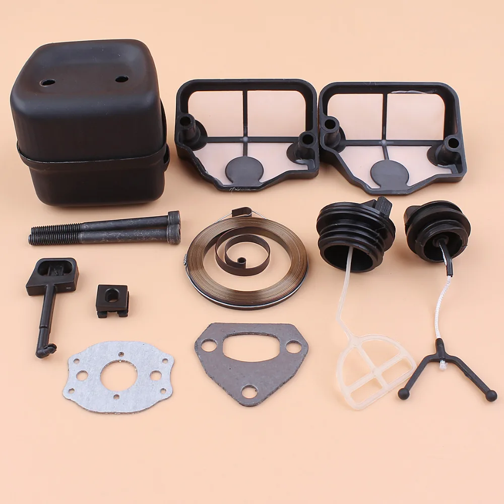 Exhaust Muffler Bolt Air Filter Fuel Cap Choke Rod Startr Pulley Kit For HUSQVARNA 137 142 137LE 142LE Chainsaw Spare Parts
Exhaust Muffler Bolt Air Filter Fuel Cap Choke Rod Startr Pulley Kit For HUSQVARNA 137 142 137LE 142LE Chainsaw Spare Parts