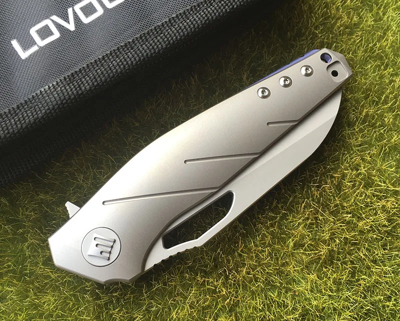 LOVOCOO Apologist Flipper Folding knife MRBS S35VN blade Titanium handle hunting outdoor camping survival fruit Knives EDC tools
LOVOCOO Apologist Flipper Folding knife MRBS S35VN blade Titanium handle hunting outdoor camping survival fruit Knives EDC tools