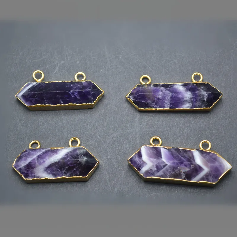 Natural Purple Stone Surface Cutting Two Loops on Top Square Shape Stone Pendant for Necklace Making
Natural Purple Stone Surface Cutting Two Loops on Top Square Shape Stone Pendant for Necklace Making