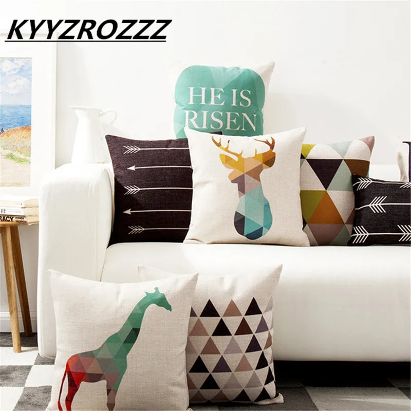 Deer Elk Bear Elephant Cushion Covers Nordic Geometric Arrows Rhombus Triangles Mountain Pillow Cover Linen Beige Pillow Case
Deer Elk Bear Elephant Cushion Covers Nordic Geometric Arrows Rhombus Triangles Mountain Pillow Cover Linen Beige Pillow Case