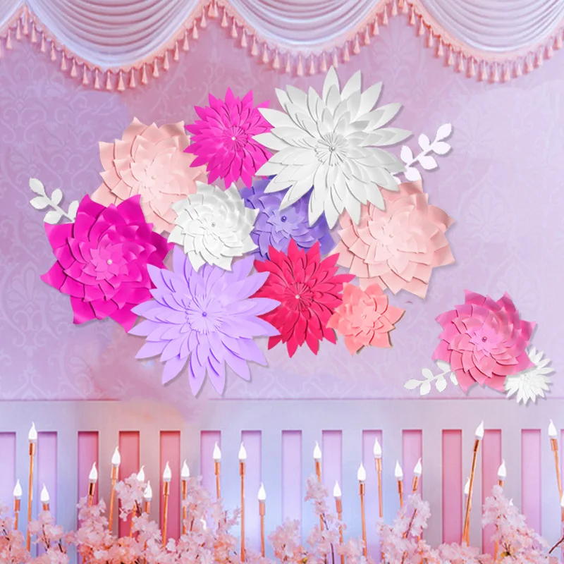 DIY Half Made Giant Paper Flowers Large Artificial Chrysanthemum Home Wedding Party Backdrop Wall Decorations Photography Props
DIY Half Made Giant Paper Flowers Large Artificial Chrysanthemum Home Wedding Party Backdrop Wall Decorations Photography Props