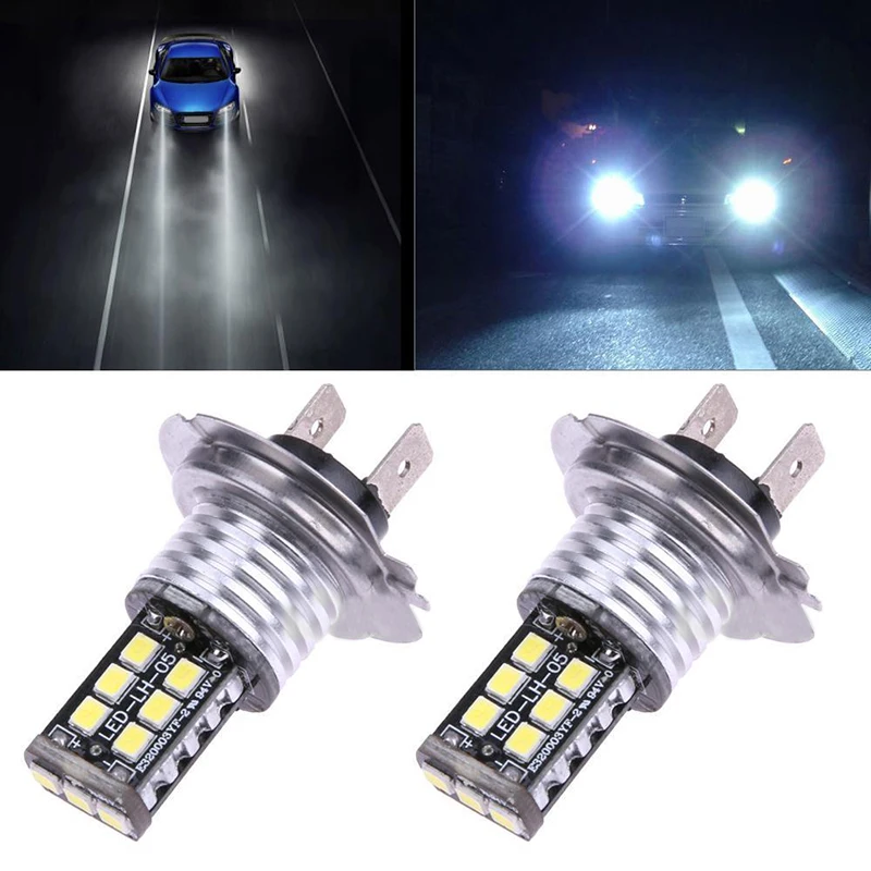 2 шт./компл. H7 2835 15SMD светодиодный автомобиль противотуманные фары HID светильник головной светильник лампа белый 6000K 12V
2 шт./компл. H7 2835 15SMD светодиодный автомобиль противотуманные фары HID светильник головной светильник лампа белый 6000K 12V