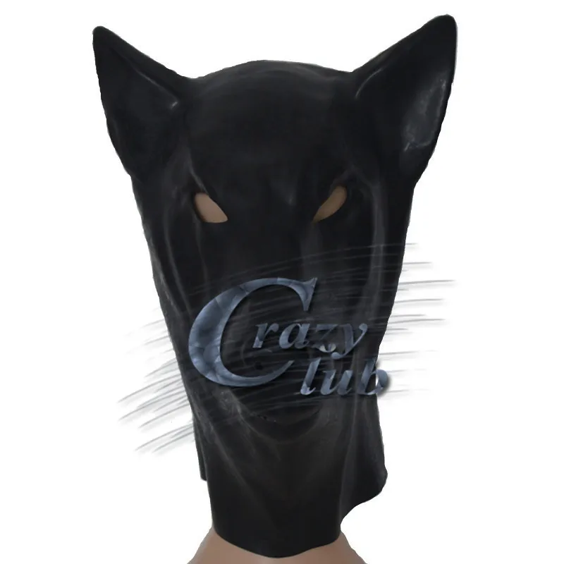 Crazy club_Black Latex Wolf Mask with back zipper Head Halloween Costume Theater Prop Novelty Rubber Full Face Animal Party Hood
Crazy club_Black Latex Wolf Mask with back zipper Head Halloween Costume Theater Prop Novelty Rubber Full Face Animal Party Hood