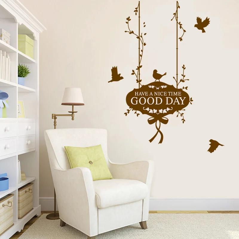 Creative birdcage wall sticker PVC Material DIY Vine bird nest art wall decals For Living room bedroom Kids room decor sticker
Creative birdcage wall sticker PVC Material DIY Vine bird nest art wall decals For Living room bedroom Kids room decor sticker