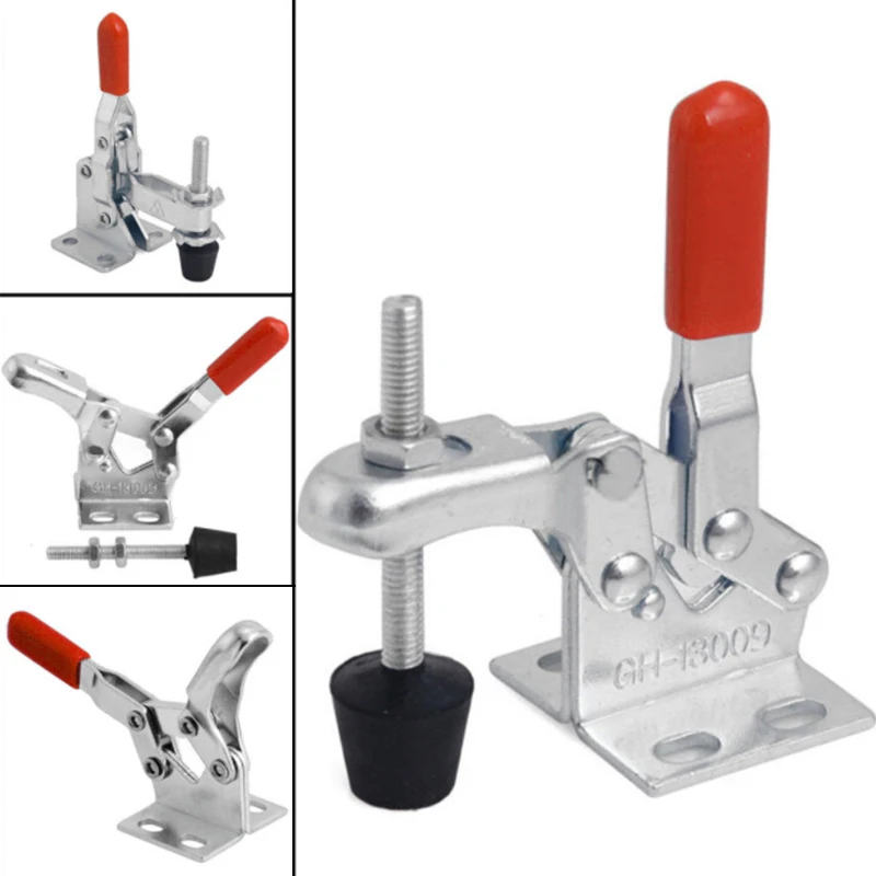 Anti-Slip Toggle Clip Clamp Metal+Plastic Holding Capacity Latch Push Pull Toggle Clamp Vertical/Horizontal Type for Hand Tool
Anti-Slip Toggle Clip Clamp Metal+Plastic Holding Capacity Latch Push Pull Toggle Clamp Vertical/Horizontal Type for Hand Tool