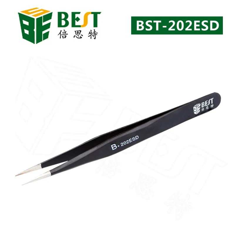 Anti-Static Non-Magnetic Stainless Steel Flat Round Straight Tip Tweezers for Phone Computer Repair
Anti-Static Non-Magnetic Stainless Steel Flat Round Straight Tip Tweezers for Phone Computer Repair