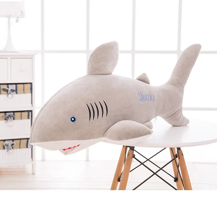 100% new cartoon shark plush toy large 70cm gray shark down cotton soft doll throw pillow Christmas gift w2191
100% new cartoon shark plush toy large 70cm gray shark down cotton soft doll throw pillow Christmas gift w2191