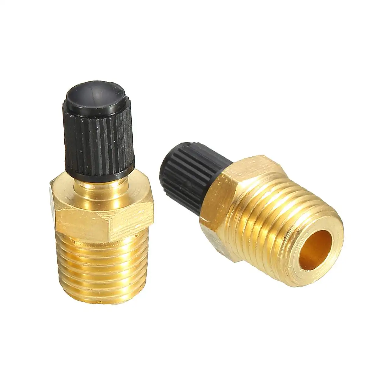 Пара 1/4 "NPT MPT латунный воздушный компрессор, бак, заполняющий клапан, латунные клапаны и детали Schrader
Пара 1/4 "NPT MPT латунный воздушный компрессор, бак, заполняющий клапан, латунные клапаны и детали Schrader
