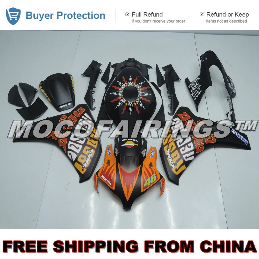 SUNFLOWER COLOR ABS Plastic Injection Mold Fairing For Honda CBR1000RR 2008-2011 Kit REPSOL
SUNFLOWER COLOR ABS Plastic Injection Mold Fairing For Honda CBR1000RR 2008-2011 Kit REPSOL