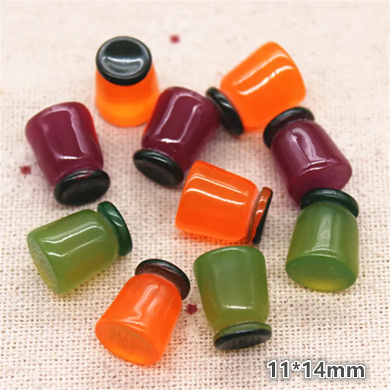 10pcs Mix Colors 3D Resin Miniature Jam Bottles Embellishment Accessories DIY Scrapbooking Crafts,11*14mm
10pcs Mix Colors 3D Resin Miniature Jam Bottles Embellishment Accessories DIY Scrapbooking Crafts,11*14mm