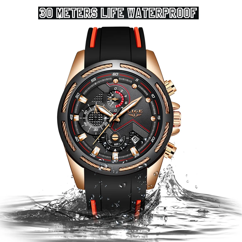 Relogio Masculino LIGE New Mens Watches Top Luxury Brand Men Unique Sports Watch Men's Quartz Date Clock Waterproof Wrist Watch
Relogio Masculino LIGE New Mens Watches Top Luxury Brand Men Unique Sports Watch Men's Quartz Date Clock Waterproof Wrist Watch