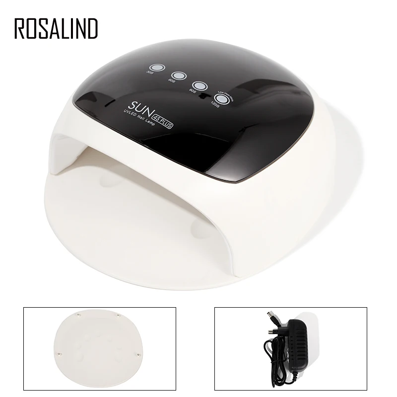 ROSALIND 52W Nails Lamp UV LED Nail Dryer for Gel Lacquer Manicure Tools Material Sosk off Polish Art Tool | Красота и здоровье