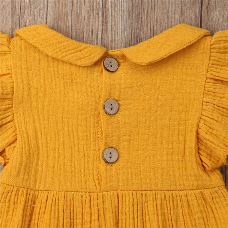 Summer New Cute Infant Baby Girls Boy Cotton Ruffles Sleeveless Bodysuit Outfits Round Neck Jumpsuit Child Kids Sunsuit 0-24M
Summer New Cute Infant Baby Girls Boy Cotton Ruffles Sleeveless Bodysuit Outfits Round Neck Jumpsuit Child Kids Sunsuit 0-24M
