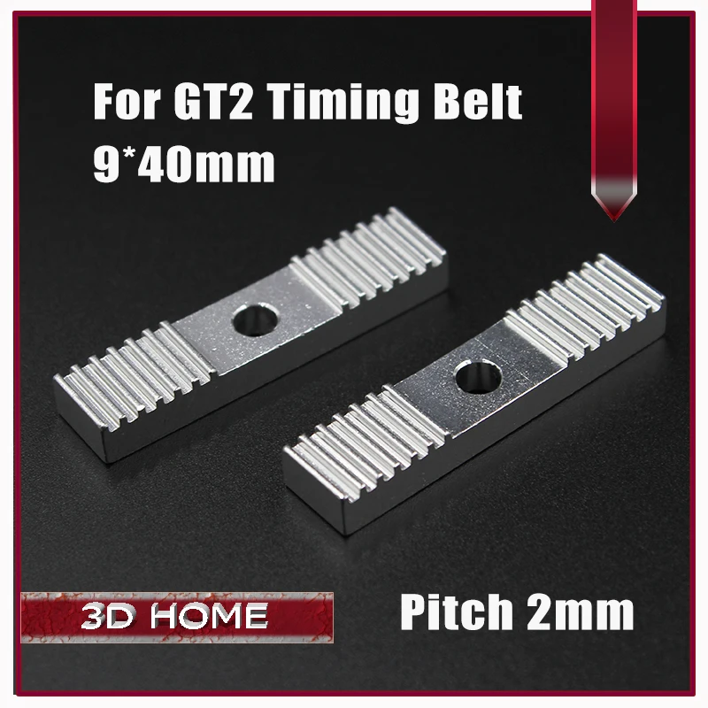 Reprap DIY GT2 Timing Belt Fixing Piece Aluminum Alloy Tooth pitch 2mm Clamp Fixed Clip 9*40mm CNC For 3 D Printer parts
Reprap DIY GT2 Timing Belt Fixing Piece Aluminum Alloy Tooth pitch 2mm Clamp Fixed Clip 9*40mm CNC For 3 D Printer parts
