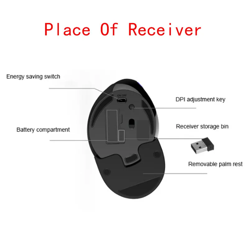 New Delux M618 Plus 3D Wireless Gaming Vertical Mouse Rechargable RGB Professional Ergonomics Mice Computer Mouse for Desktop
New Delux M618 Plus 3D Wireless Gaming Vertical Mouse Rechargable RGB Professional Ergonomics Mice Computer Mouse for Desktop