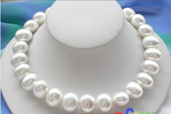 p2696 17" 19mm white egg SOUTH SEA SHELL PEARL NECKLACE ^^^@^Noble style Natural Fine jewe FREE SHIPPING
p2696 17" 19mm white egg SOUTH SEA SHELL PEARL NECKLACE ^^^@^Noble style Natural Fine jewe FREE SHIPPING