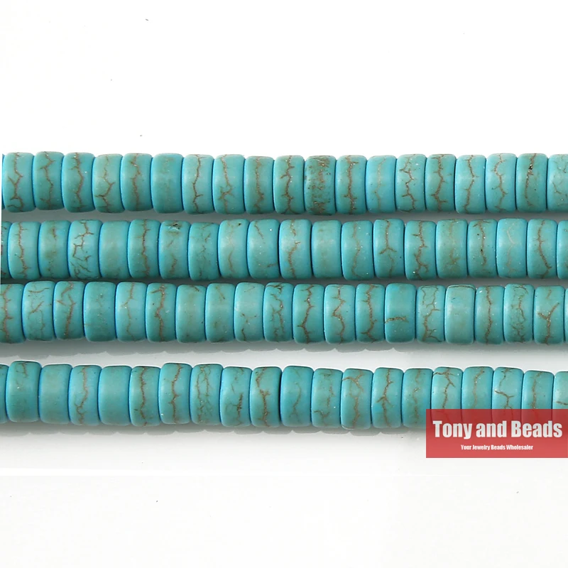 Howlite Turquoise Heishi Beads 15" Strand 4 6 8 MM Pick Size For Jewelry Making No.TB8
Howlite Turquoise Heishi Beads 15" Strand 4 6 8 MM Pick Size For Jewelry Making No.TB8